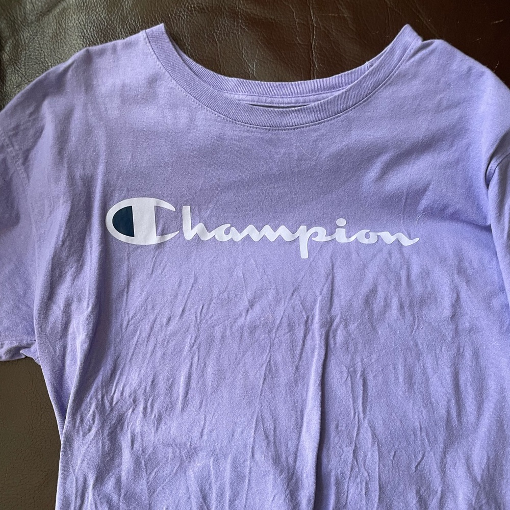 Champion purple tshirt